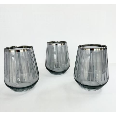 Бокалы для коньяка SILVER, 6 штук