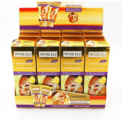 Крем маска для лица золатая 130мл Wokali