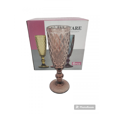 Бокал стекло набор 6шт GLASS WARE