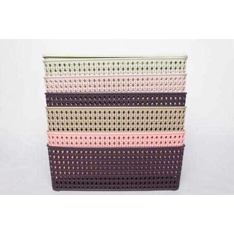 Корзина с крышкой 15лт Rio