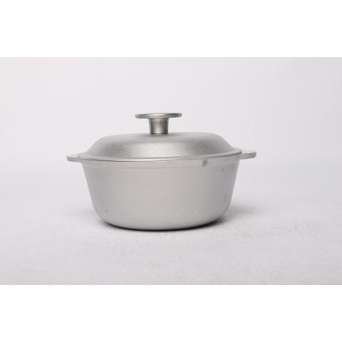 Cazan cu capac 1lt, aluminiu