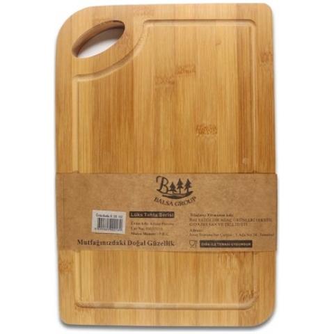 Доска для нарезки дерево 34х24x1.8см