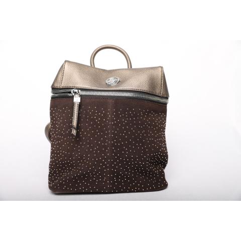 Рюкзак жен дермантин и замш натуральный