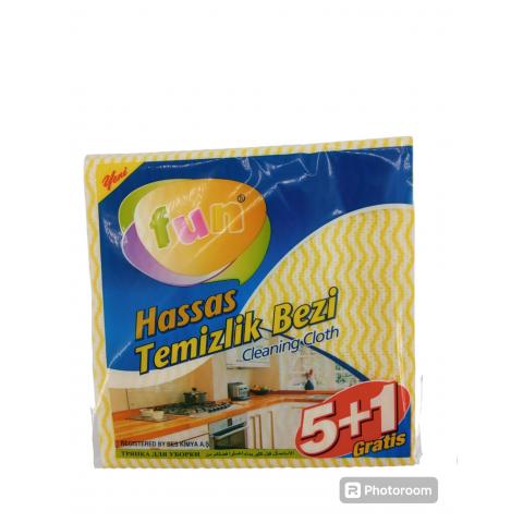 Тряпка 38x40cм набор 6шт FUN