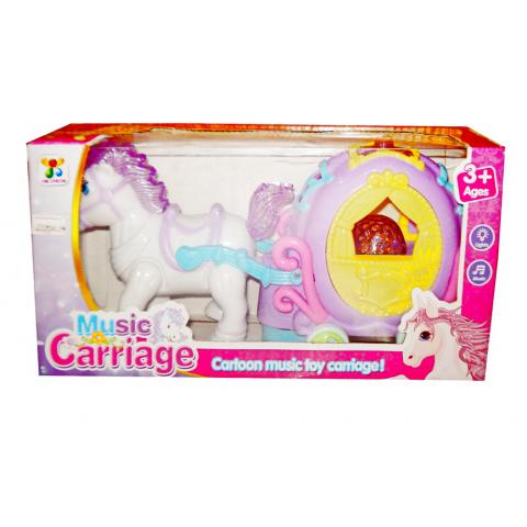Игрушка музыкальня карета