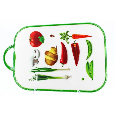 Доска для нарезки пластик 25х37см