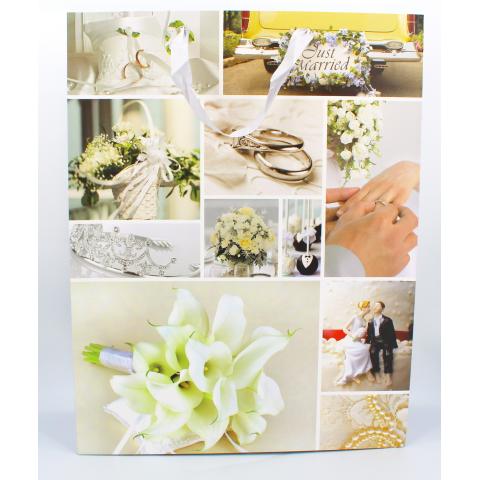 Пакет подарочный 43х55х15см бумажный