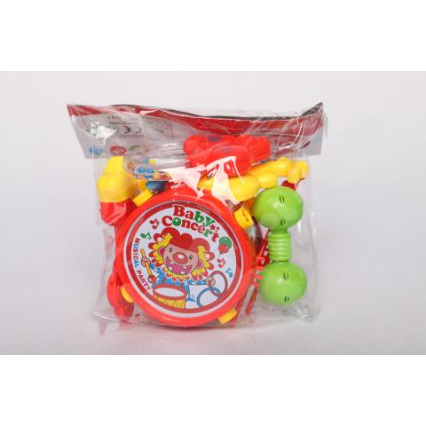 Игрушка музыкальная барабан и погремушки