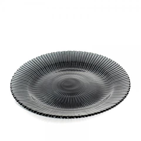Farfurie din sticla colorata d-32cm