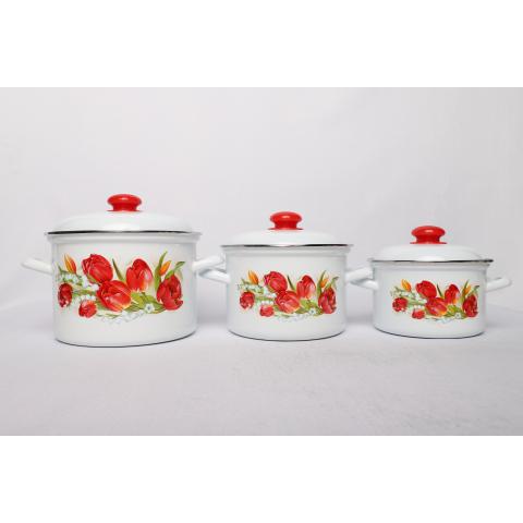 Набор кастрюль ЛАСКОВЫЙ МАЙ 2-4,5л