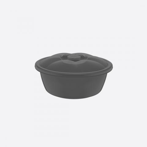 Vas din plastic cu capac 14lt Dunya Plastik