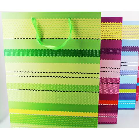 Пакет подарочный 44х32х10см бумажный MIх