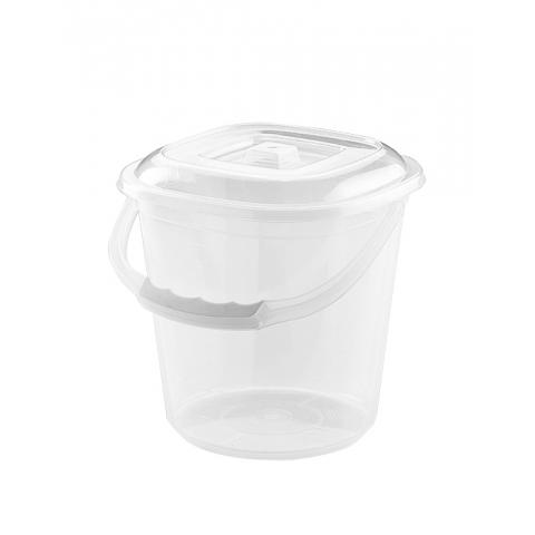 Ведро с крышкой пластик 9,5л Senyayla