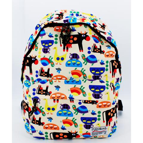 Рюкзак детский цветной "Tuqubag" 40x37x15см текстиль