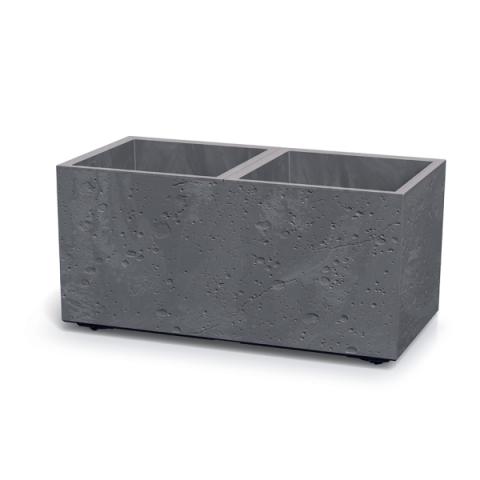 Горшок цветочный SIERRA SQUARE BETON EFFECT. 77X38.5X37cm/63l