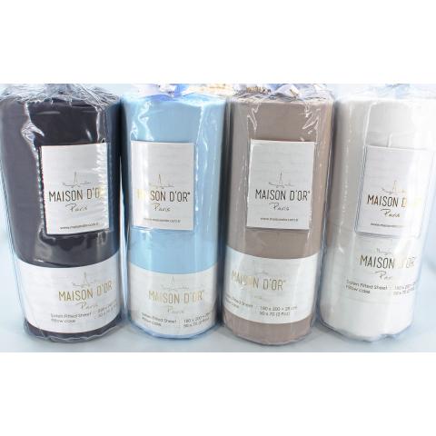 Простынь на резинке Maison Dor 180x200см хлопок