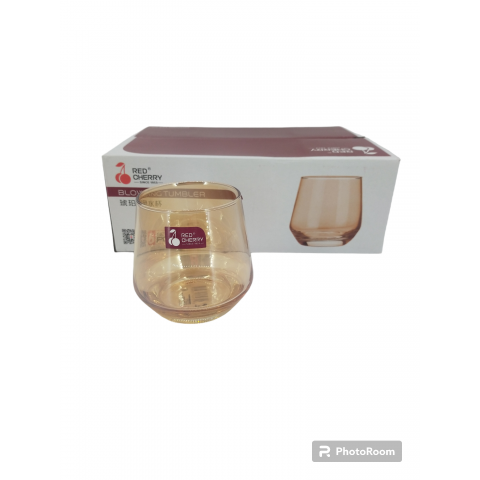 Стакан стекло HONEY 410мл набор 6шт RED CHERRY