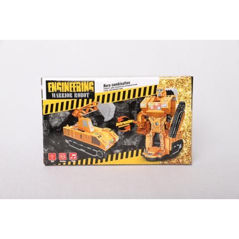 Игрушка музыкальня экскаватор трансформер