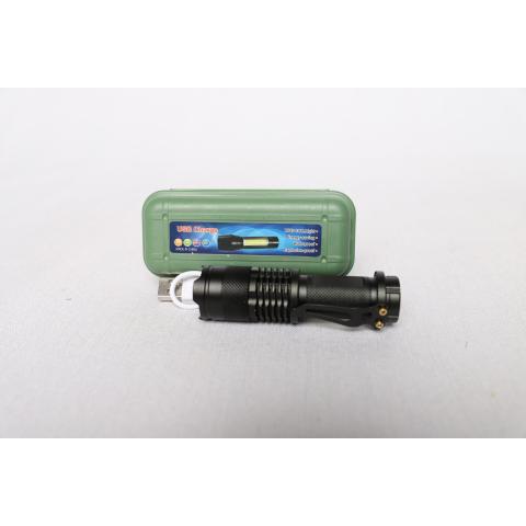 Фонарик LED с аккум 1200а USB зарядка