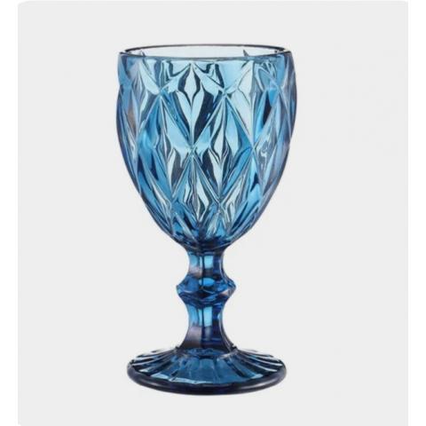Стакан стекло набор 6шт синий
