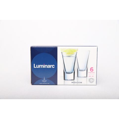 Стаканы 50мл "MOSCOW", набор 6шт