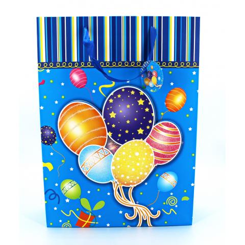 Пакет подарочный 44х32х10см бумажный MIх