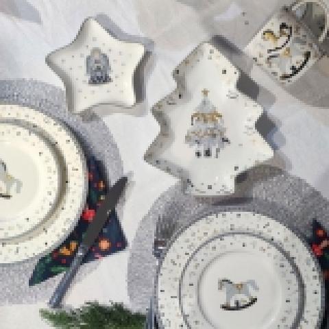  Тарелка 19см Зимняя сказка