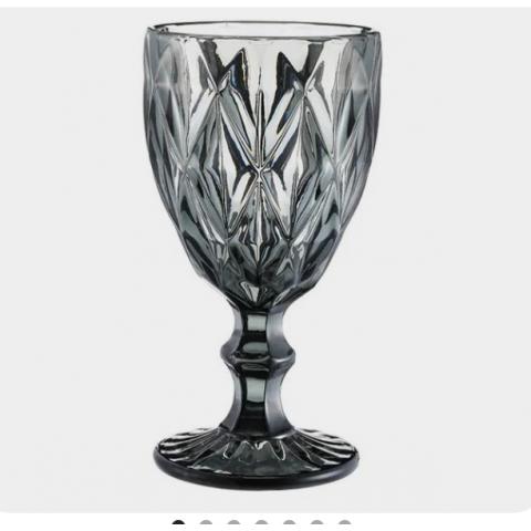 Стакан стекло набор 6шт серый