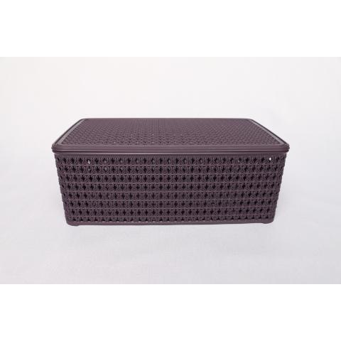 Корзина с крышкой 15лт Rio