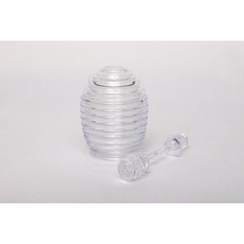 Банка с ложкой для меда 200мл Okyanus