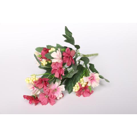 Цветы искуственные полевые 30см 15 бут.