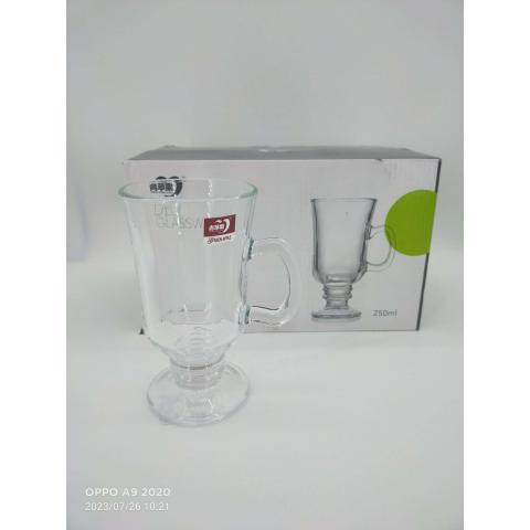 Кружка стекло 250мл набор 6шт ГЛИНТВЕЙН DELI GLASSWARE