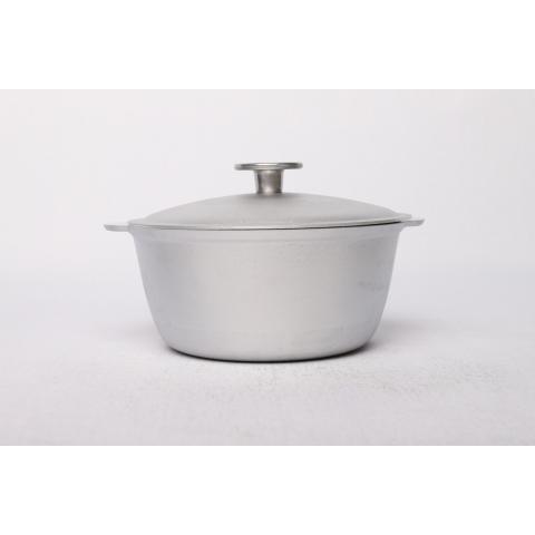 Cazan cu capac 2lt, aluminiu