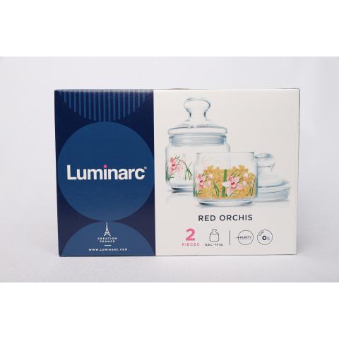 Банка 0,5мл "RED ORCHIS", набор 2шт