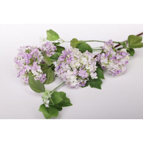 Цветы искуственные Гортензия 75см 5 бут.