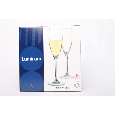 Стаканы шамп. 170мл "SIGNATURE", набор 6шт