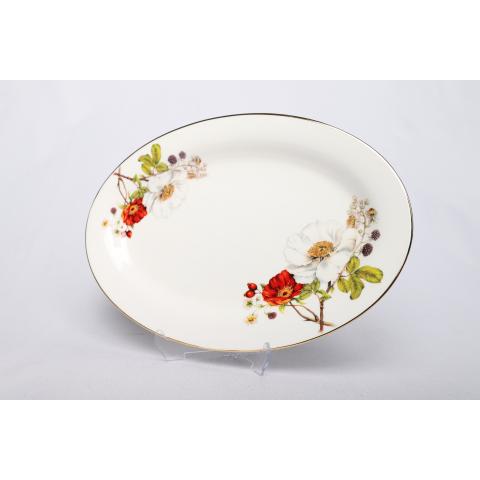 Тарелка для рыбы фарфоровая 32см