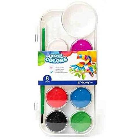 Акварели 8цветов