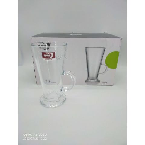 Кружка стекло 290мл набор 6шт DELI GLASSWARE