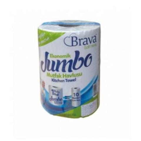 Полотенце бумажные "Brava Soft" 1 рул