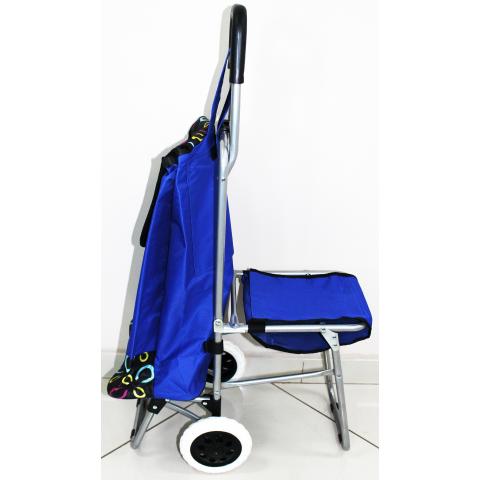 Сумка тележка со стулом  до 25кг