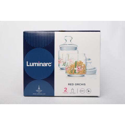 Банка 0,75мл "RED ORCHIS", набор 2шт