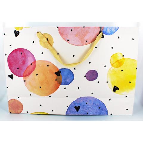 Пакет подарочный 54х37х15см бумажный