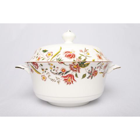 Супник с крыйшкой фарфоровый