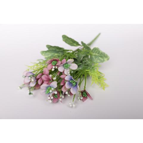 Цветы искуственные полевые 35см 18 бут.