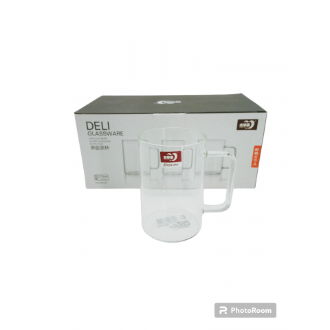 Кружка стекло 270мл набор 6шт DELI GLASSWARE