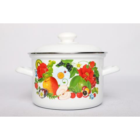 Кастрюля "ФРУКТОВЫЙ МИКС" 3л с крышкой