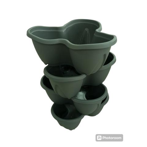 Вазон для цветов STRAWBERRY набор 4шт