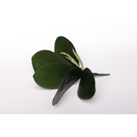 Цветы искуственные ЛИСТЬЯ орхидея 15см