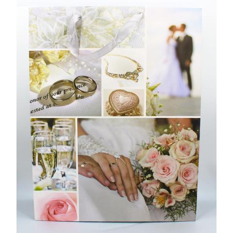 Пакет подарочный 43х55х15см бумажный